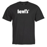 Clothing Men short-sleeved t-shirts Levi's SS RELAXED FIT TEE Poster / Logo / Caviar