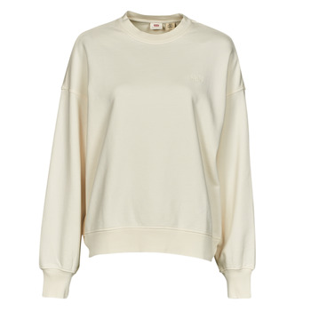 Clothing Women sweaters Levi's WFH SWEATSHIRT Garment / Dye / Fa151177 / Sugar / Swizzle