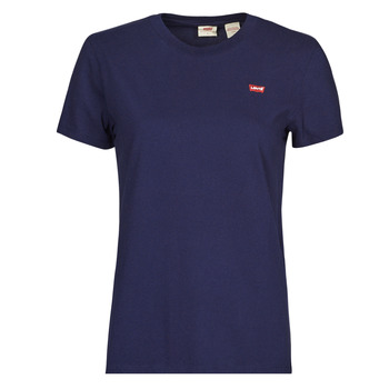material Women short-sleeved t-shirts Levi's PERFECT TEE Sea / Captain / Blue