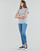 material Women short-sleeved t-shirts Levi's PERFECT TEE Starstruck / Heather / Grey