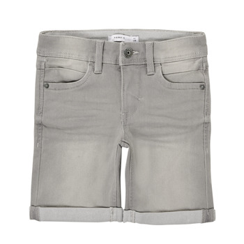 material Boy Shorts / Bermudas Name it NKMSOFUS DNMTAX Grey