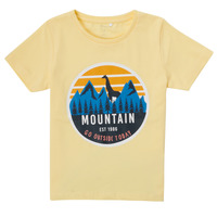 material Boy short-sleeved t-shirts Name it NMMDAC Yellow