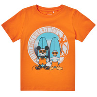 Clothing Boy short-sleeved t-shirts Name it NMMMICKEY MICAH Orange