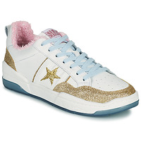 Shoes Women Low top trainers Semerdjian ATILA White / Pink / Gold