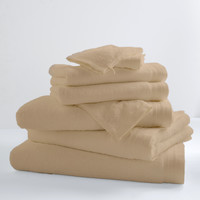 Home Towel and flannel Tradilinge MUSCADE X2 Beige