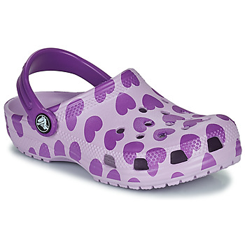 Shoes Girl Clogs Crocs CLASSIC EASY ICON CLOG K Violet