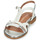 Shoes Women Sandals Karston SOBIA White / Silver