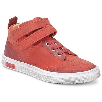 Shoes Girl High top trainers Pom d'Api BACK BASKET Red