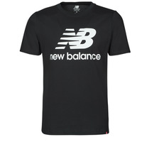 material Men short-sleeved t-shirts New Balance ESSE STEE LOGO TEE Black