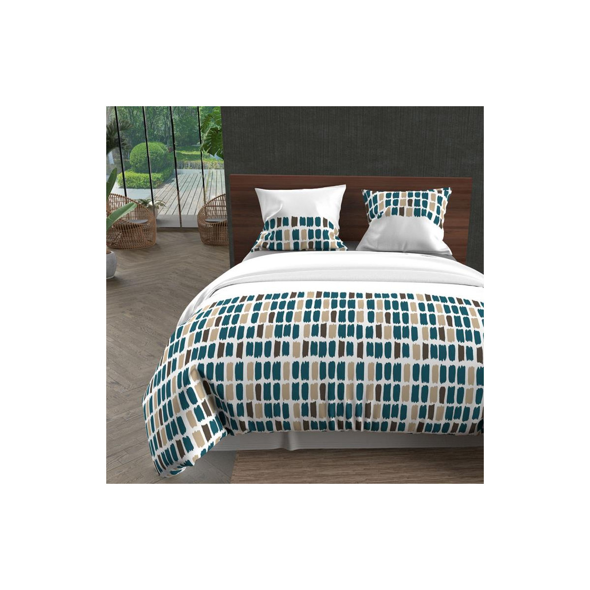 Home Bed linen Soleil D'Ocre OSIRIS Blue
