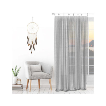 Home Sheer curtains Soleil D'Ocre SPIRIT White