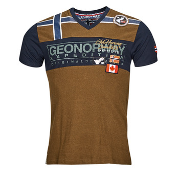 material Men short-sleeved t-shirts Geographical Norway JARADOCK Taupe