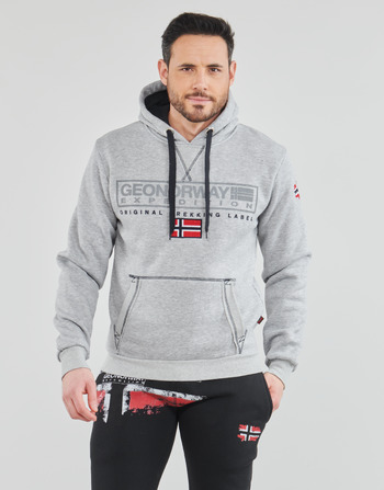Clothing Men sweaters Geographical Norway GASIC Grey / Mix