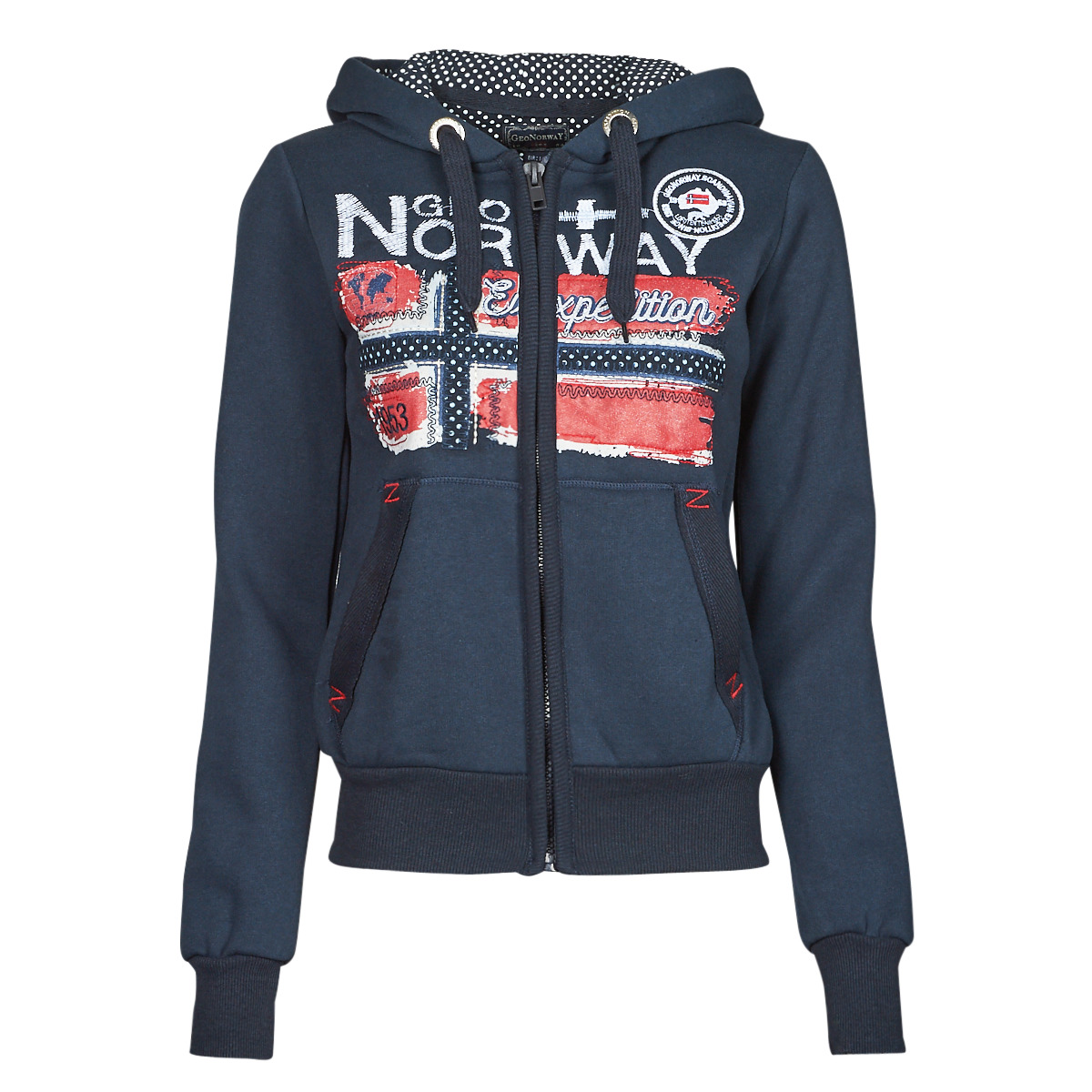 Clothing Women sweaters Geographical Norway FARLOTTE Marine
