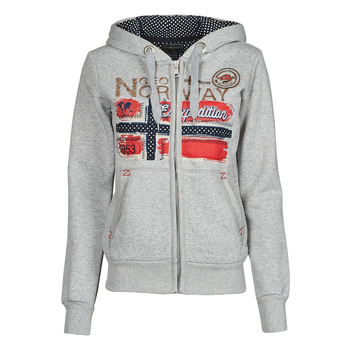 material Women sweaters Geographical Norway FARLOTTE Grey