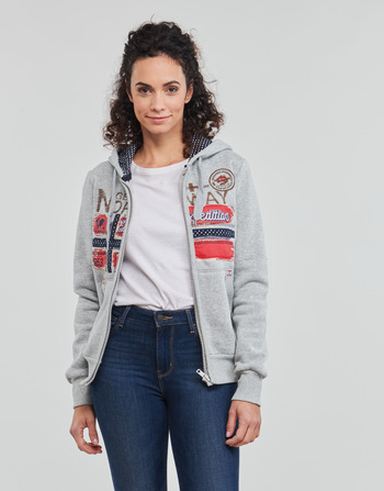 material Women sweaters Geographical Norway FARLOTTE Grey