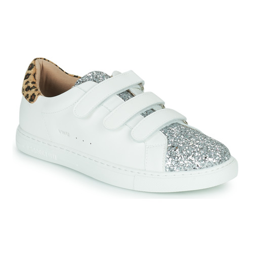 Shoes Women Low top trainers Vanessa Wu  White / Leopard