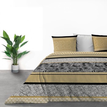 Home Bed linen Atelier du Linge AMAZONIA Grey