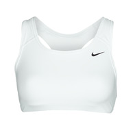 Clothing Women Sport bras Nike Swoosh Medium-Support Non-Padded Sports Bra White /  black