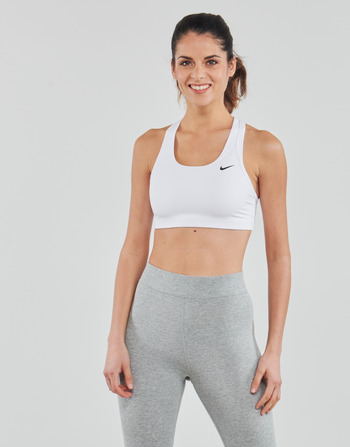 material Women Sport bras Nike Swoosh Medium-Support Non-Padded Sports Bra White /  black