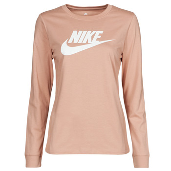 Clothing Women Long sleeved shirts Nike Long-Sleeve T-Shirt Pink / Whisper / White
