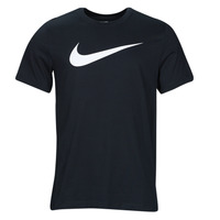 material Men short-sleeved t-shirts Nike Swoosh T-Shirt Black