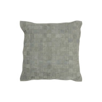 Home Cushions J-line COUSSIN CARR PETIT CUIR VE (45x45x8cm) Grey
