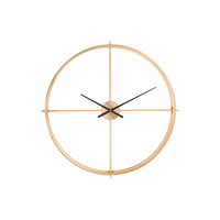 Home Clocks J-line HORLOGE RONDE METAL OR S (80x9x80cm) Gold