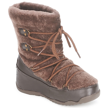 Shoes Women Snow boots FitFlop SUPERBLIZZ Chocolate