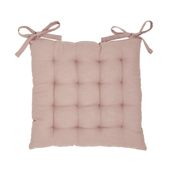 Home Chair cushion Today Assise Matelassee 38/38 Panama TODAY Essential Rose Des Sables Pink