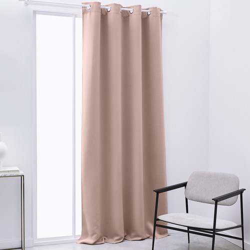 Home Curtains & blinds Today Rideau Occultant 140/240 Polyester TODAY Essential Rose Des Sabl Pink / Sables