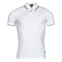 Clothing Men short-sleeved polo shirts BOSS Passertip White