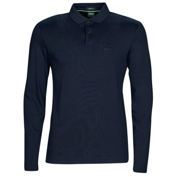 Clothing Men long-sleeved polo shirts BOSS Pirol Blue