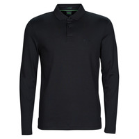 Clothing Men long-sleeved polo shirts BOSS Pirol Black