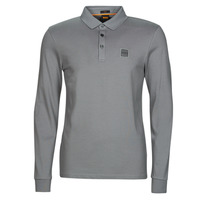 material Men long-sleeved polo shirts BOSS Passerby Grey