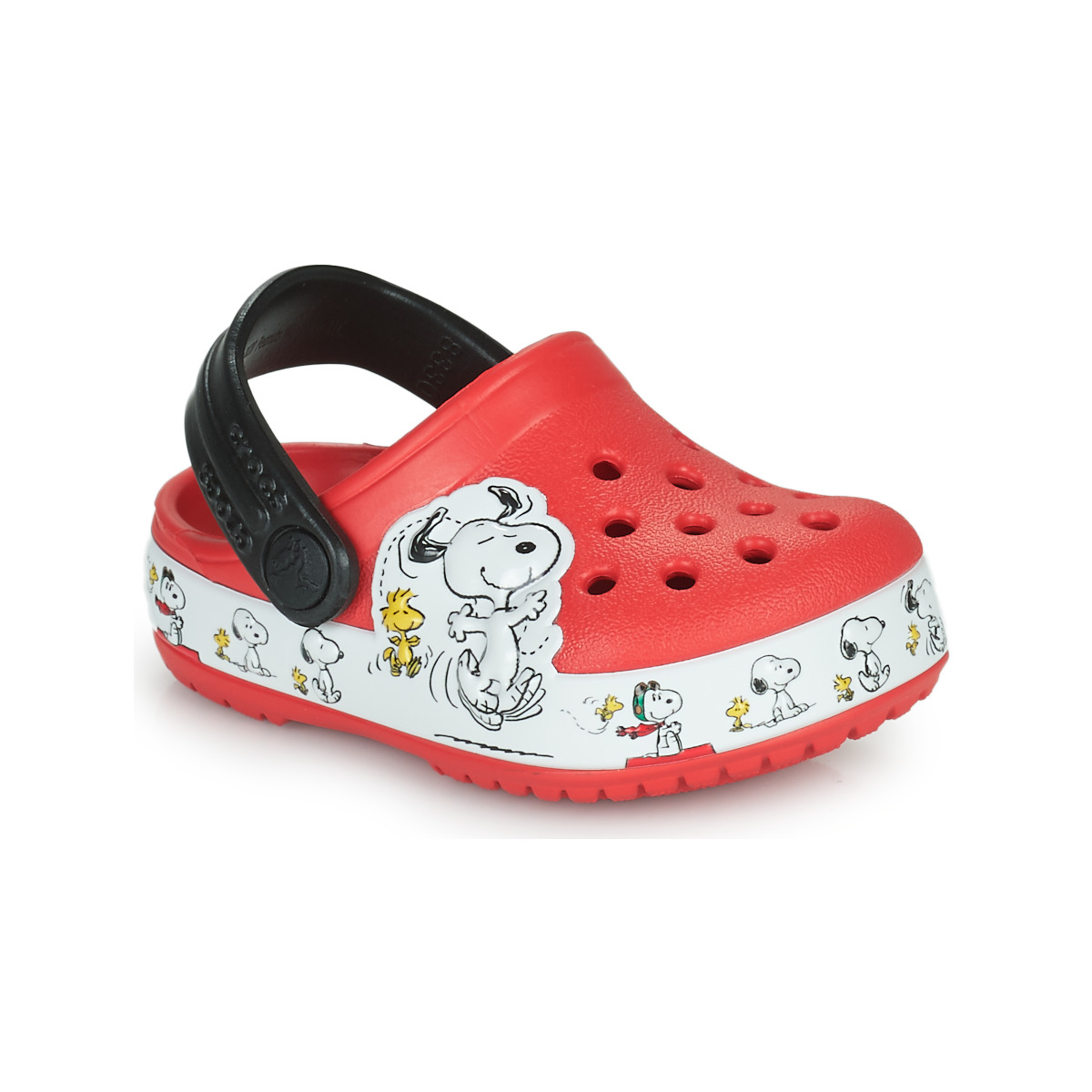Shoes Children Clogs Crocs FUNLAB SNOOPY WOODSTOCK CLOG T Red / Snoopy
