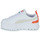 Shoes Children Low top trainers Puma Mayze Lth Jr White / Orange