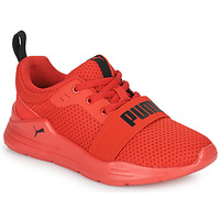 Shoes Children Low top trainers Puma Wired Run PS Red / Black