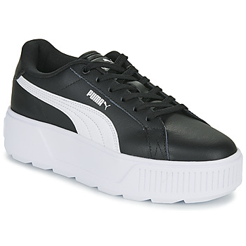 Shoes Girl Low top trainers Puma Karmen L Jr Black / White