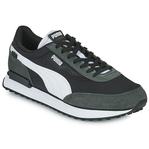 Shoes Men Low top trainers Puma FUTURE RIDER PLAY ON Black / Grey