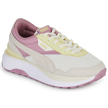 Shoes Women Low top trainers Puma Cruise Rider Candy Wns White / Violet / Beige