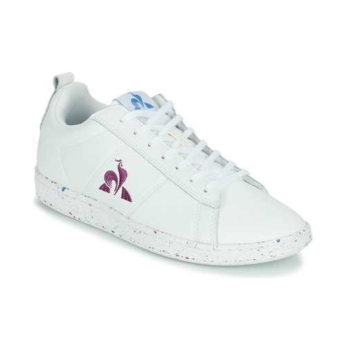 Shoes Women Low top trainers Le Coq Sportif COURTCLASSIC W SPORT White / Violet