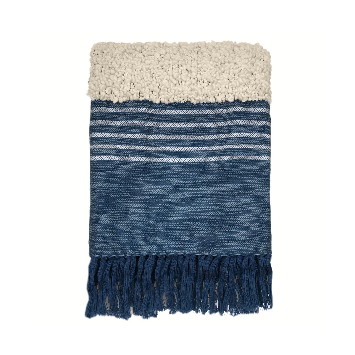 Home Blankets / throws Malagoon Tribal indigo blue throw Blue