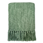 Marble green throw