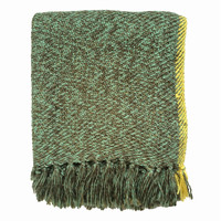 Home Blankets / throws Malagoon Olive green melee throw Green
