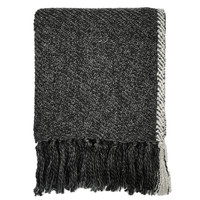 Home Blankets / throws Malagoon Charcoal melee throw Black