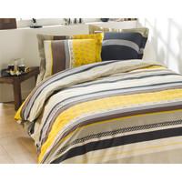 Home Bed linen Calitex QUEENIE MOUTARDE 240x220 Multicolour