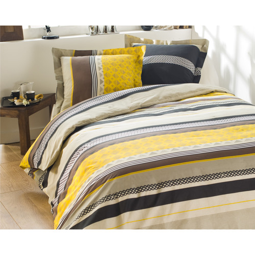 Home Bed linen Calitex QUEENIE MOUTARDE 260x240 Multicolour