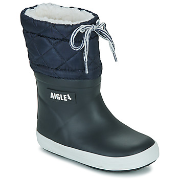 Shoes Children Snow boots Aigle GIBOULEE 2 Marine / White