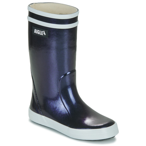 Shoes Girl Wellington boots Aigle LOLLY IRRISE 2 Blue
